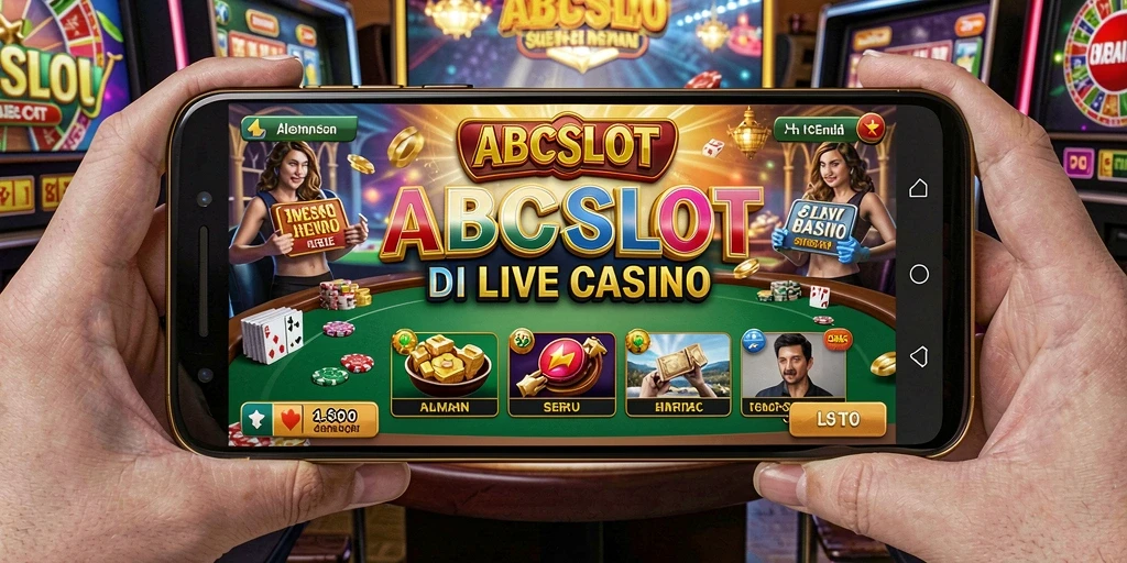 Tampilan menarik dari gameplay Live Casino ABCSLOT.