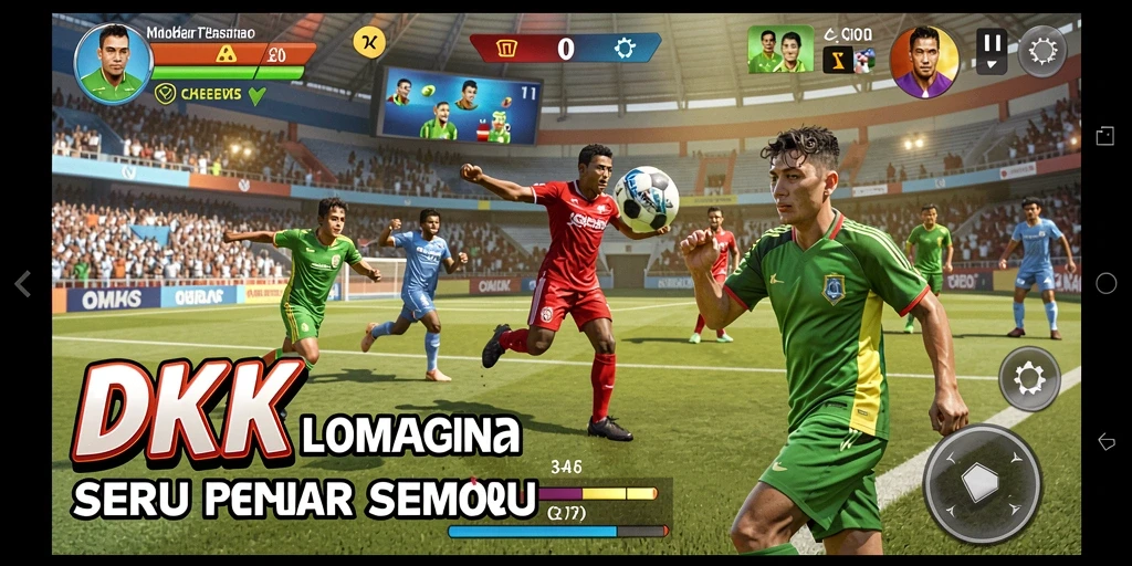 Tampilan menarik dari gameplay DKK yang seru dan dinamis.