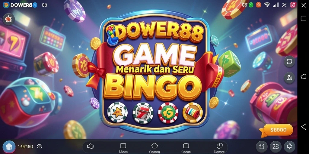 Screenshot DOWER88 menampilkan aksi seru dalam permainan Bingo.