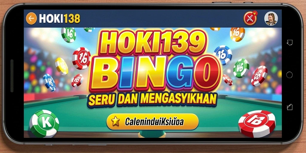 Tampilan menarik dari gameplay HOKI138 dengan suasana permainan Bingo.