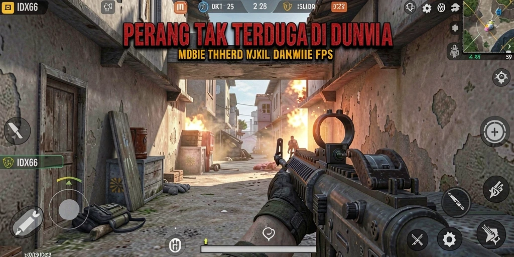 Gameplay seru IDX66 dalam aksi FPS penuh tantangan.