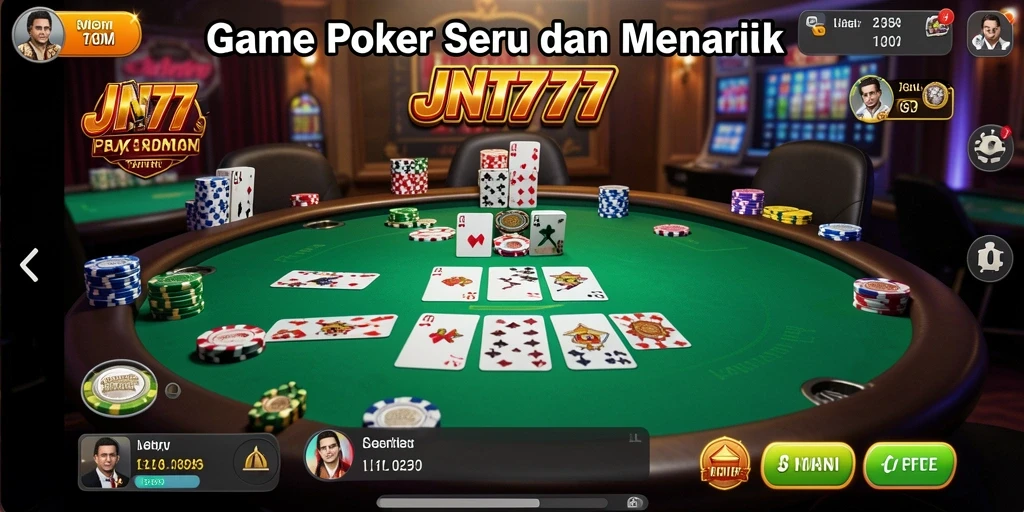 Tampilan gameplay JNT777 yang menarik dan mendebarkan.