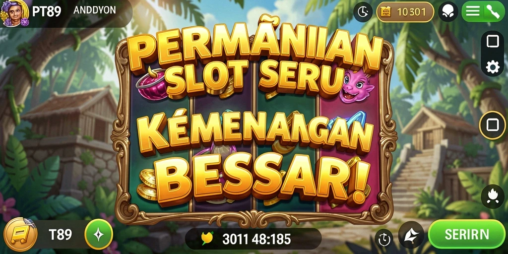 Screenshot PT89 menampilkan gameplay Slot yang seru dan interaktif.