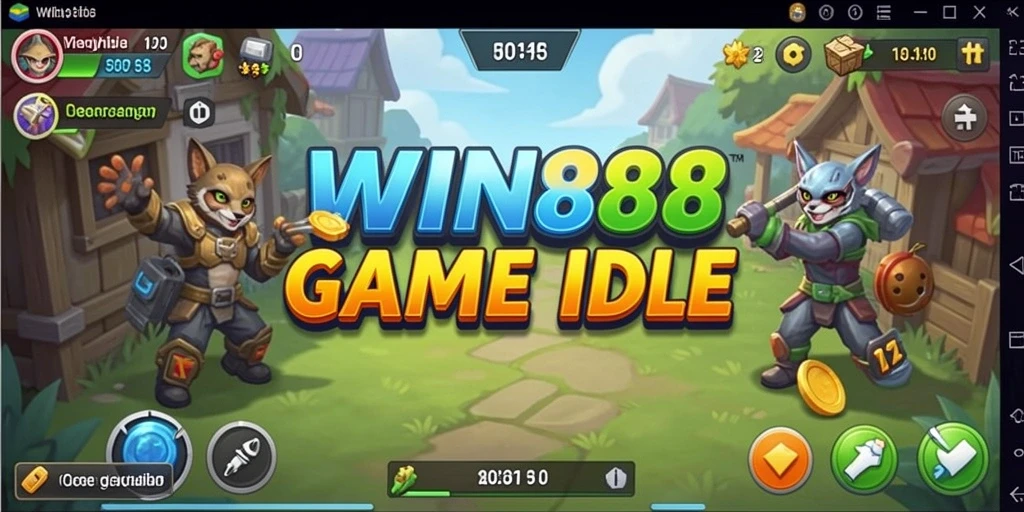 Screenshot gameplay <strong>WIN88</strong> menunjukkan karakter yang sedang beraksi dengan efisien.